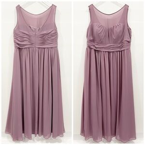 Bill Levkoff Sleeveless Maxi Dress Gown Bridesmaid
